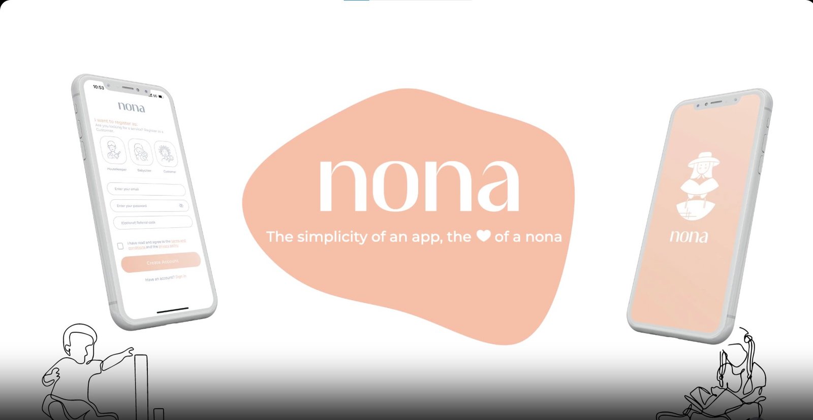 Mother and child at home — Nona app